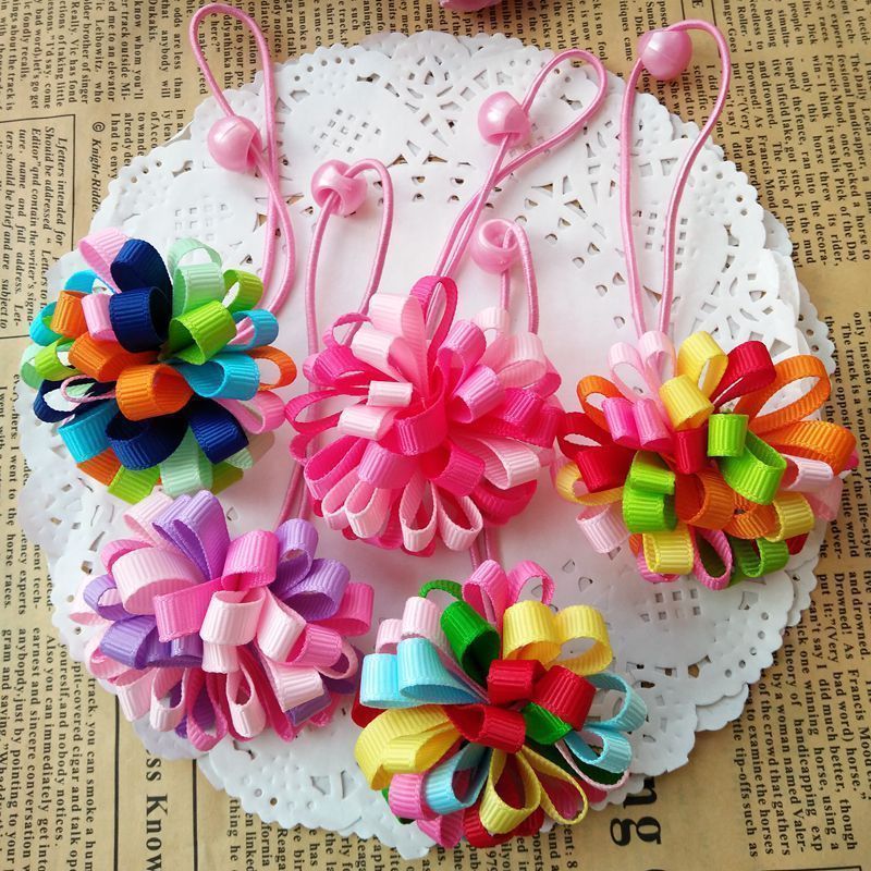 baby ribbon flowers